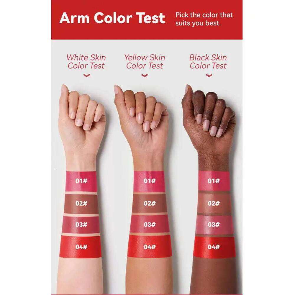 MLSMILE Non-stick Cup Dye Long-lasting Easy To Apply Matte Lip Liner Marker Pen Lipstick Water 4 Pcs Set 2025 New H260302