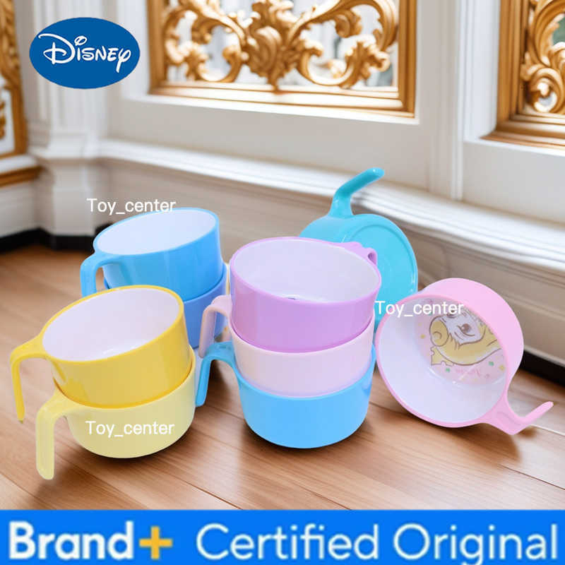 Disney 1pc cartoon melamine tableware single handle bowl family dinner birthday party exquisite durable single handled bowl H2603021