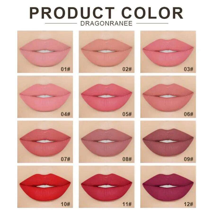 Non-Fading Moisturizing European and American Makeup Velvet Waterproof Not Easy to Fade Matte Lipstick H260302