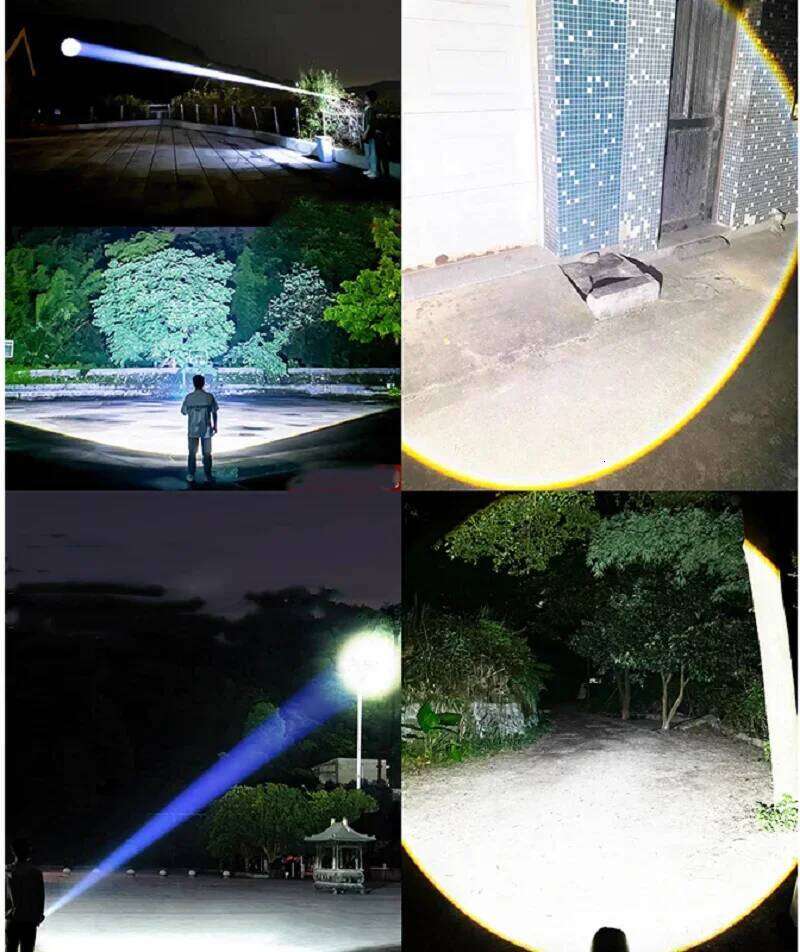 2/4/6PCS 30000000LM Long Range LED Flashlight High Power Tactical Flash Light Torch Outdoor Waterproof Camping Lantern Z260301
