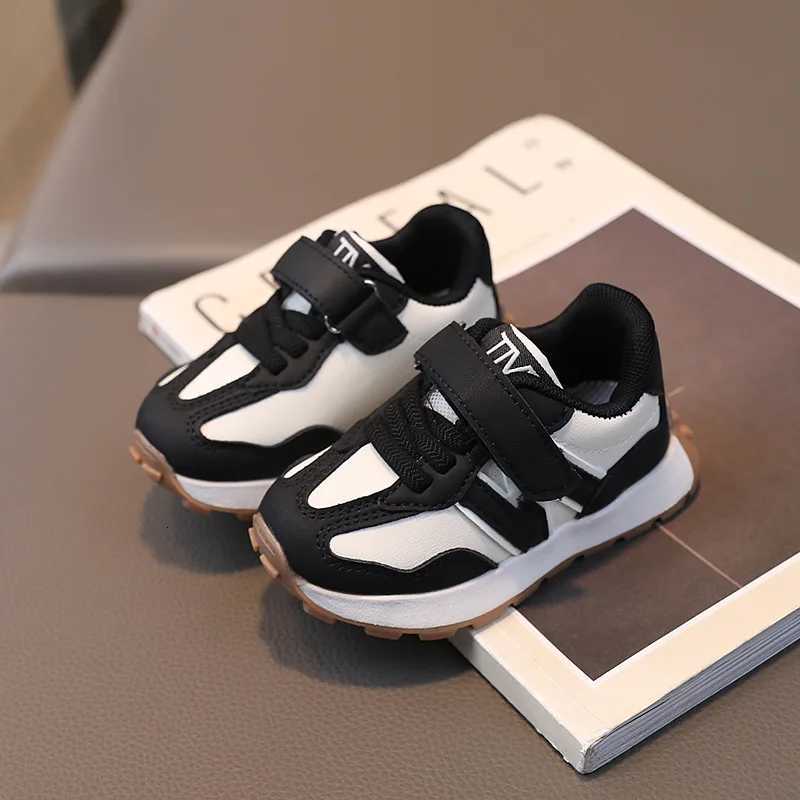 Kids Leather Sneakers Spring New Non-slip Soft Sole Casual Shoes for Boys Girls ToddlersT260302