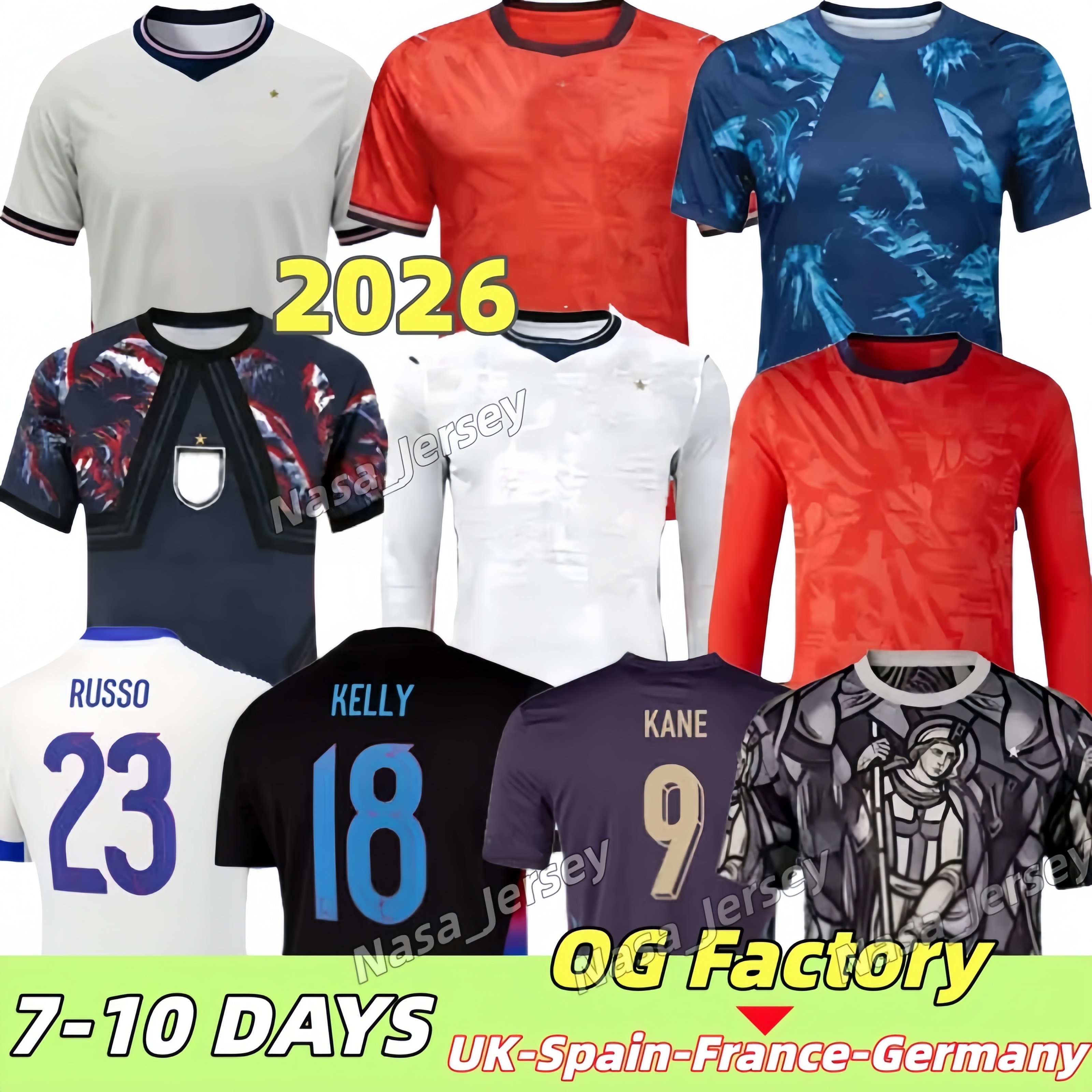 2026 World cup BELLINGHAM KANE soccer jerseys RICE PALMER RASHFORD eNGLanDS football shirts SANCHO GREALISH MOUNT FODEN SAKA 2025 26 Men kids kit S-4XL