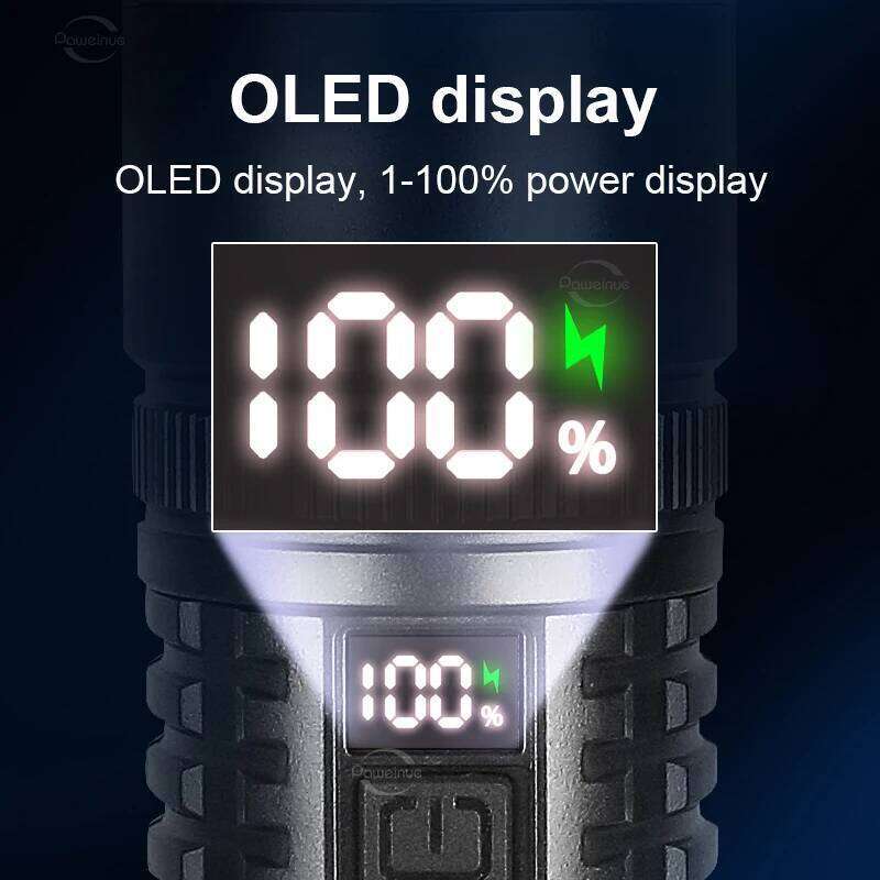 Most Powerful LED 1000000LM Portable Lamp Super Bright Tactical Flashlight Rechargeable Lights For Camping Hunting Z260301