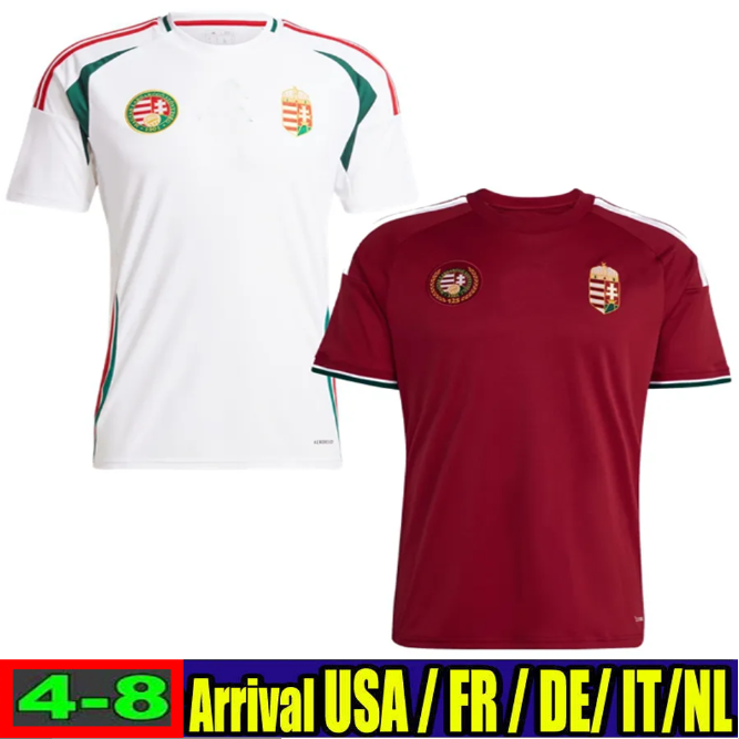2026 2027 Hungary Home and away Soccer Jerseys SALLAI SCHAFER SZOBOSZLAI ORBAN KERKEZ National 26 27 football shirts