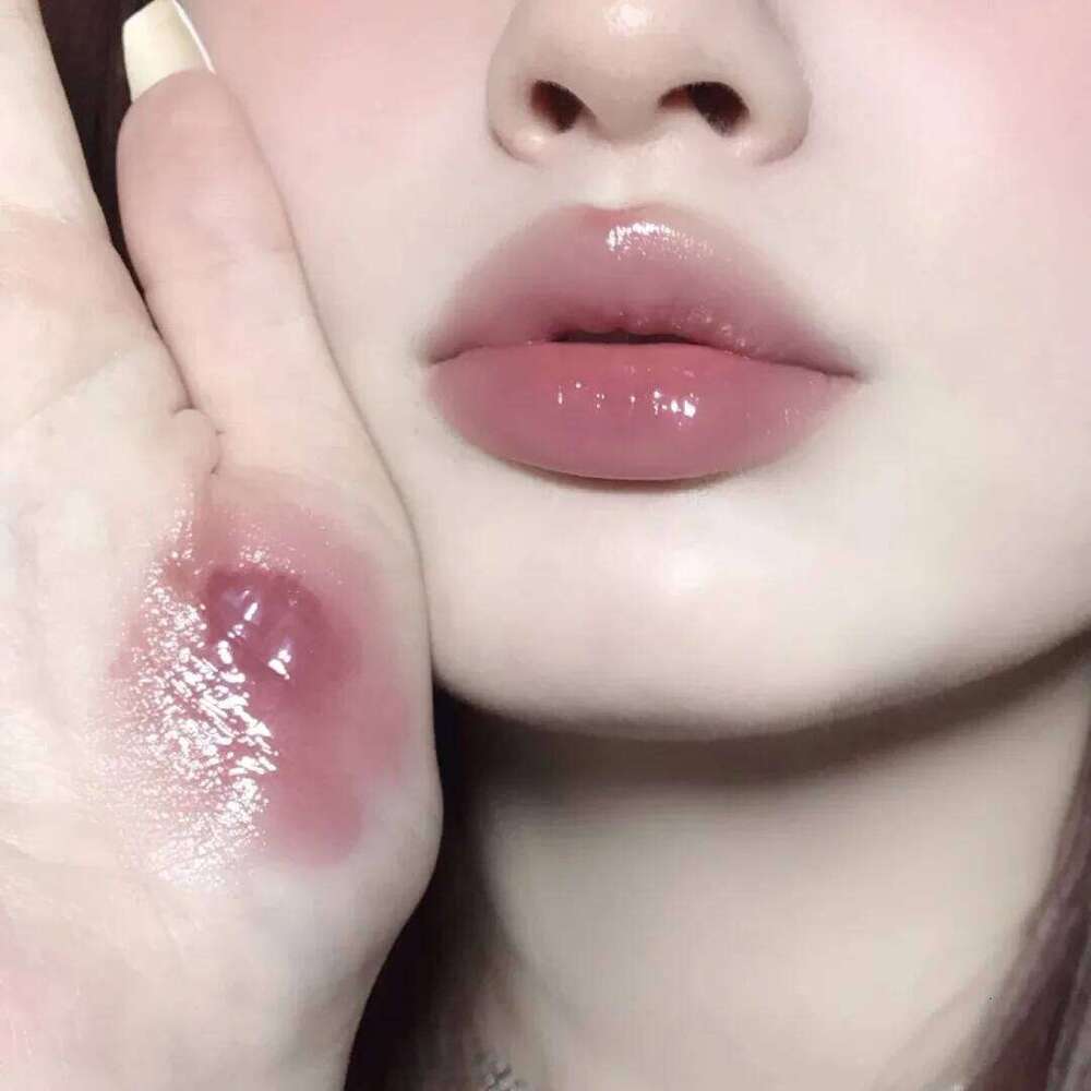 Bear Seal Lipstick Mirror Lasting Moisturizing Non-Stick Cup Clear Lip Glaze Waterproof Jelly Transparent Korea Makeup Cosmetics H260302