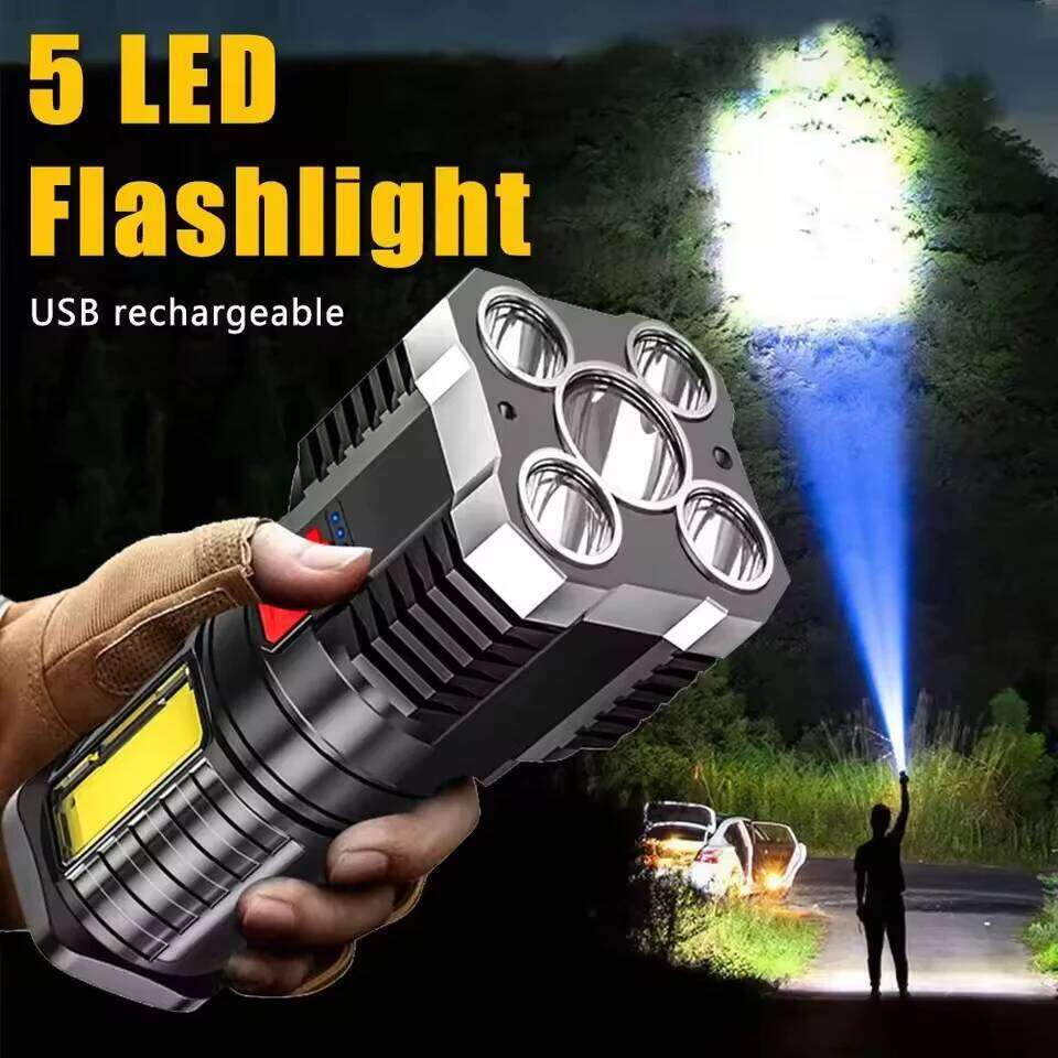 High Power Rechargeable Flashlight Personal Defenses Weapons Self Defense Stuff Selfdefense Supplies Strong Z260301