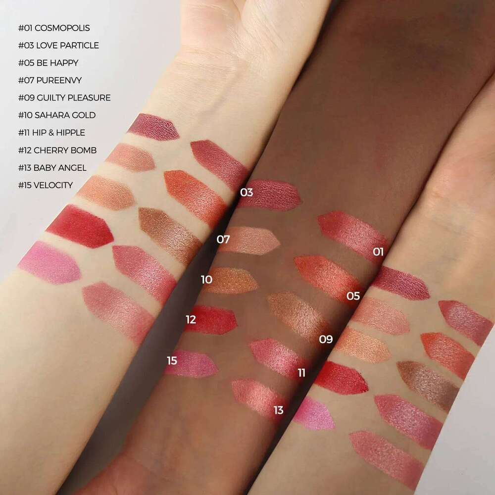 Makeup Non-sticky Non-fading Lipstick Pearlescent Long-lasting Moisturizing Fine Glitter Lip Gloss Hydrating Waterproof Lips Hot H260302