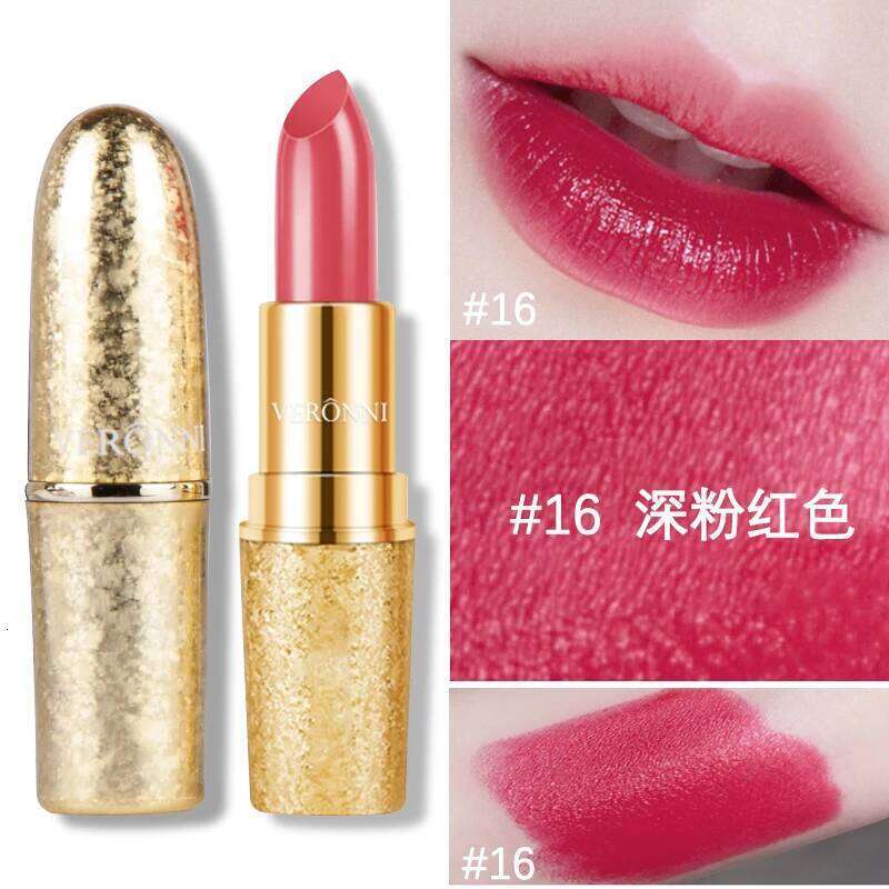 17 Colors Lipstick Waterproof Long Lasting Matte Shimmer Mental Cosmetic Glitter Gloss Beauty Korean Lip Make Up H260302