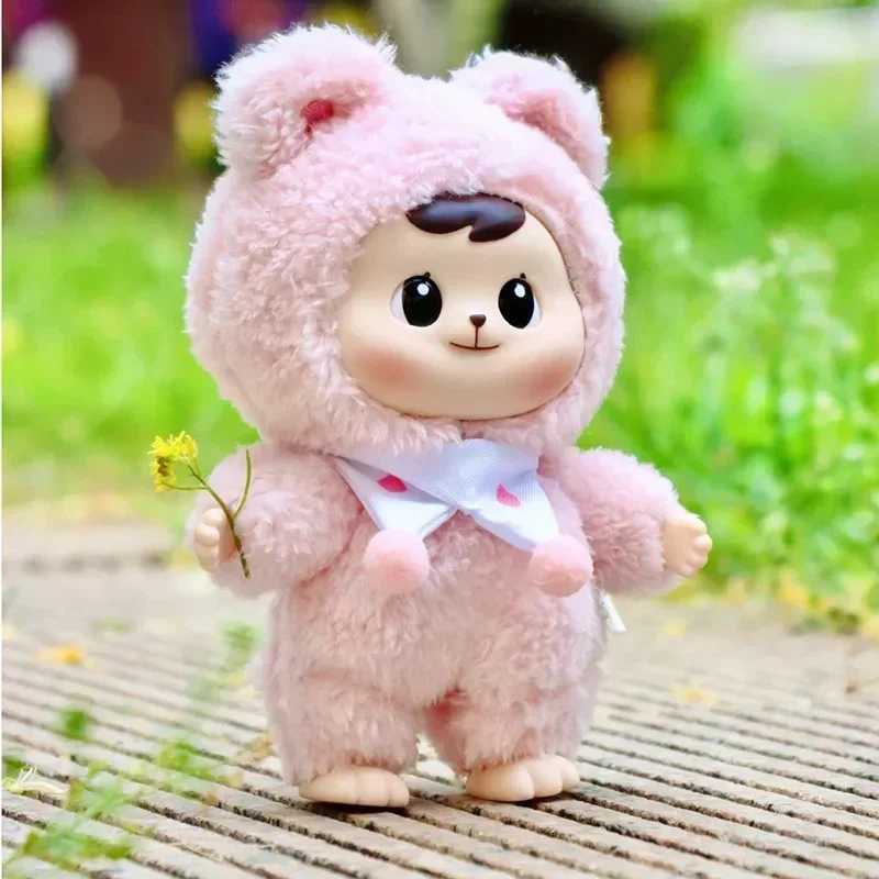 Bao-Ao Cuddle Plush Series Blind Box Hugging Little Bear Anime Figures Cute Movable Joint Doll Packbag Birthday GiftT260302