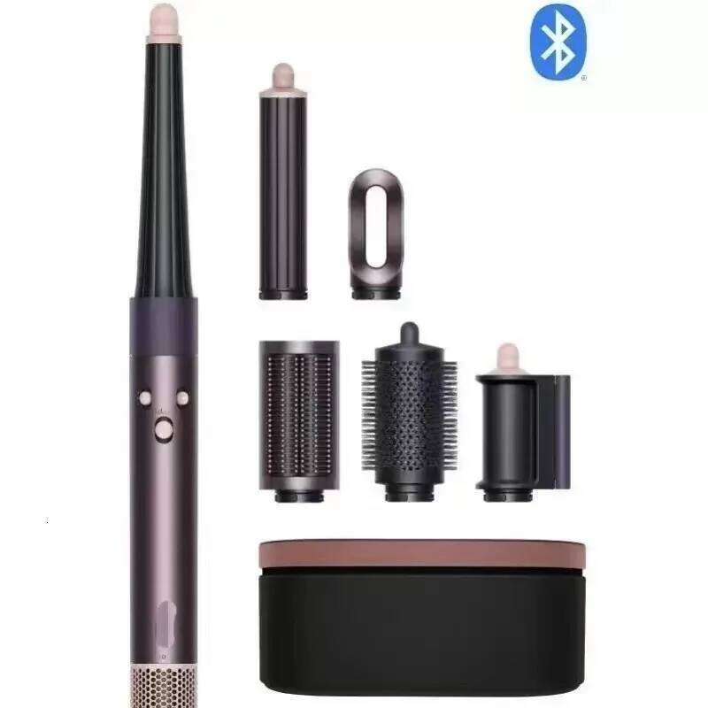 Multifunctional 5-in-1 Styling Tool HS08 Bluetooth Curling Iron Hair Dryer Straightener Brush for Home Salon Usehairrollers H260302