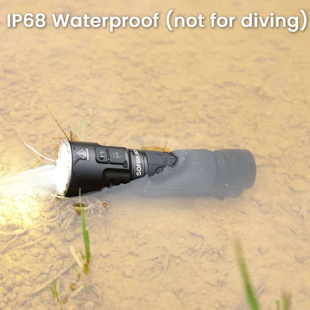 New Sofirn SR23 EDC 3000LM 6500K Flashlight 365nm UV SST08 21700 Torch USB-C Rechargeable Light With Dual Switch Z260301