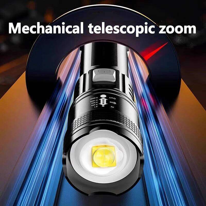 Ultra Bright Lantern Super Powerful LED Flashlight Zoom Tactical Torch Built-in Battery USB Rechargeable Waterproof Lamp Z260301