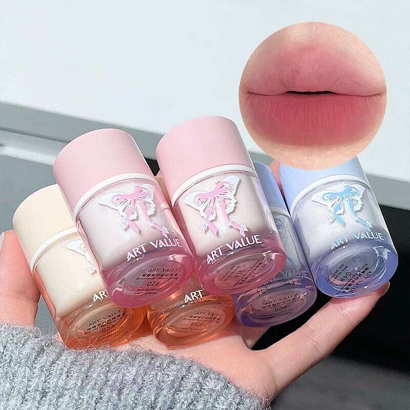 Matte Nude Liquid Lipstick Waterproof Long Lasting Sexy Rose Red Gloss Non-stick Cup Lip Stain For Women Korean Cosmetics H260302