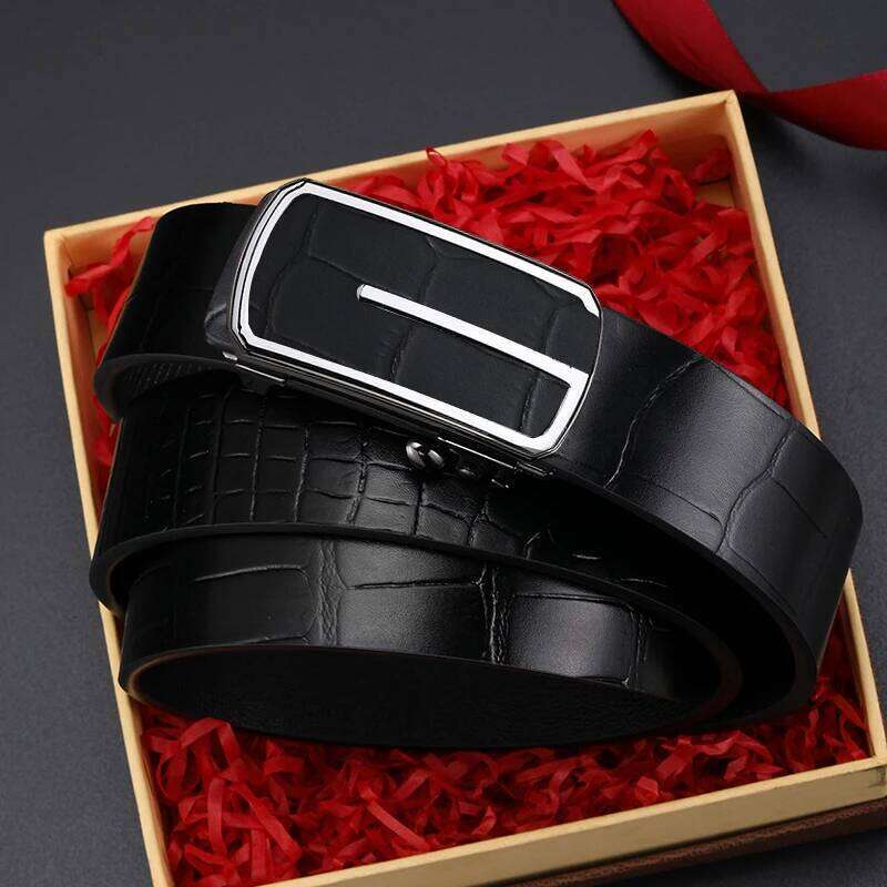 High Quality Men's Casual Leather Belt Fashion Authentic Business Luxury Brand Genuine Classic Exquisite Famous Ceinture Homme S260228