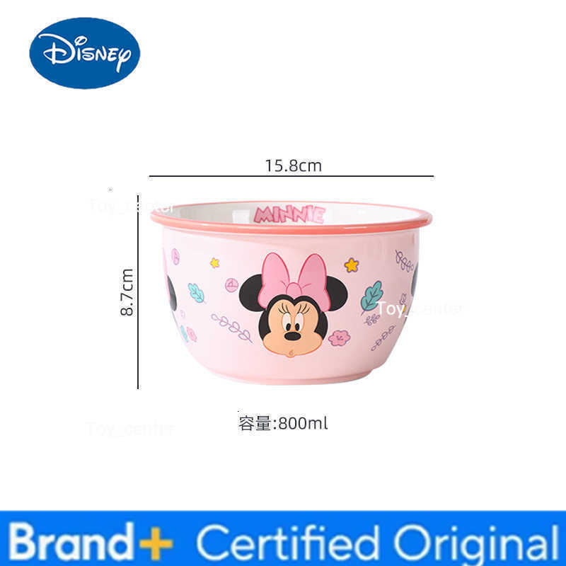 Disney Original Mickey Ceramic Bowl Cute Noodle Bowl Suitable for Childrens Meal Use Bowl H260302