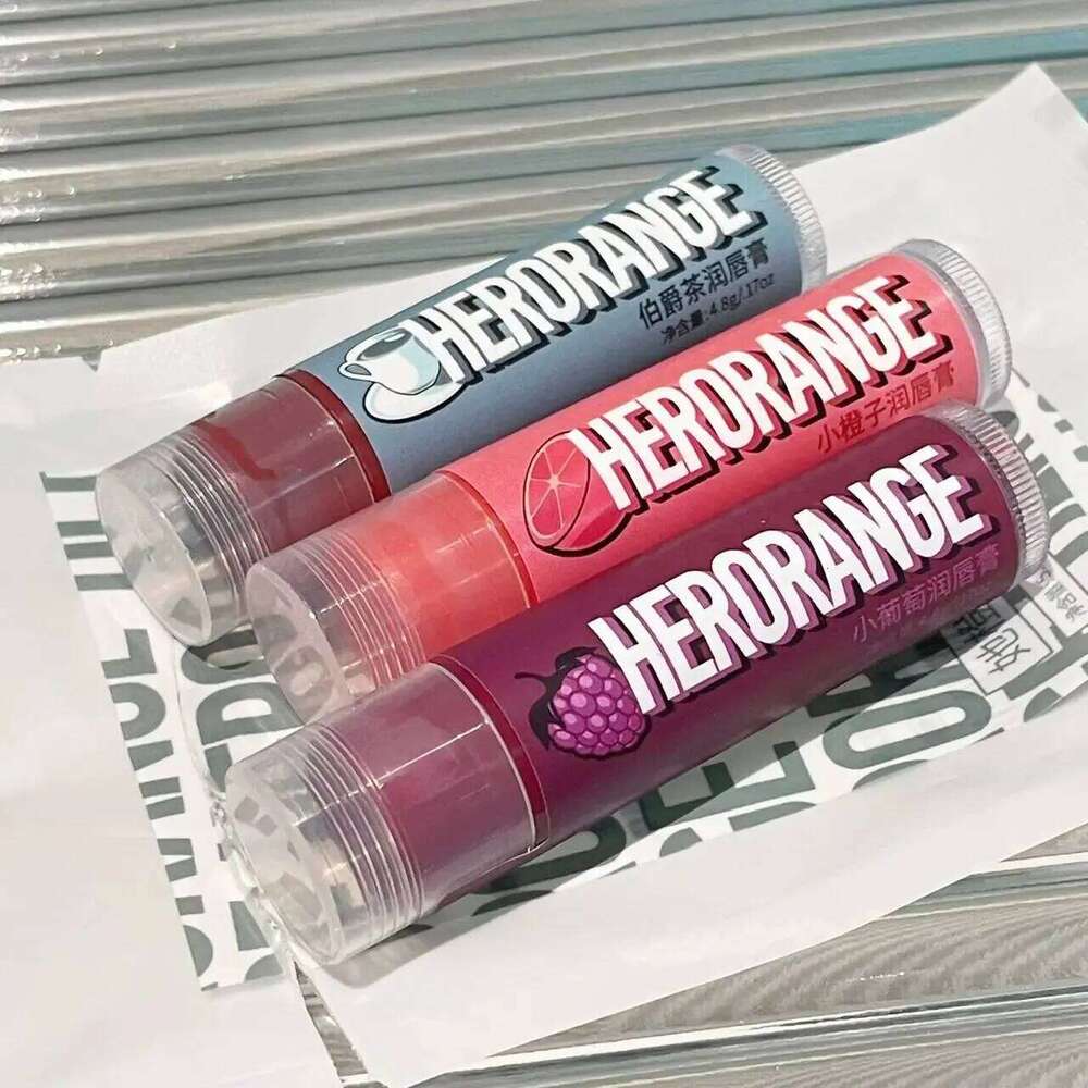 HERORANGEHR218 Moisturizing Anti-lip Balm Easy to Carry Anti-crack Lipstick Color Gloss Makeup Lip Care Cosmetics H260302