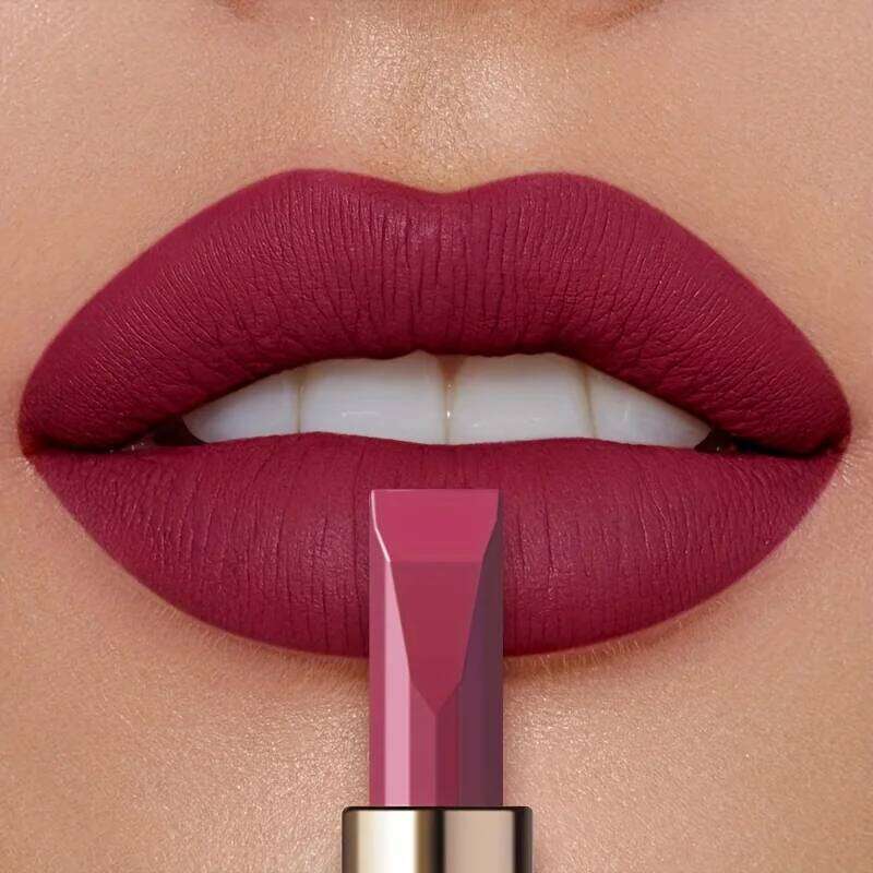 Matte Velvet Lipstick, Waterproof Long Lasting Color, Sweat Resistant Silky Lip Makeup Gift for Women H260302