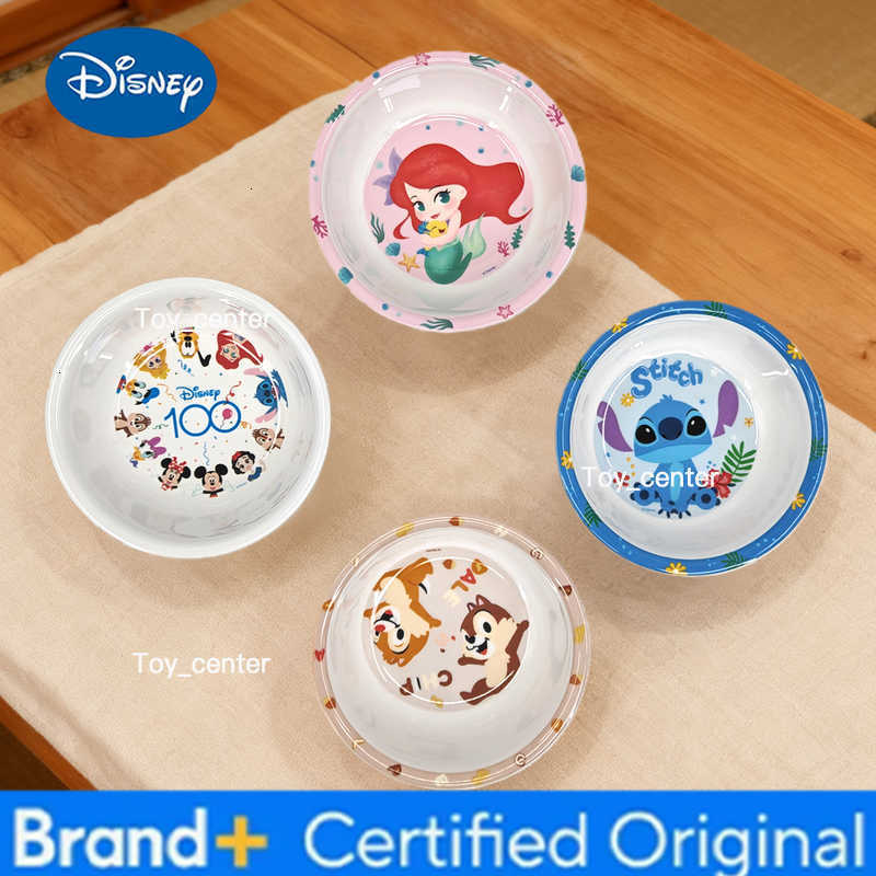 Disney 1pc cartoon Suction bowl Melamine tableware birthday party family dinner durable Suction bowl tableware H260302