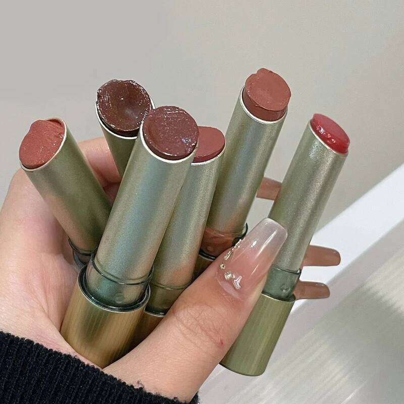 HERORANGE Heart-Shaped Moisturizing Lipstick: Mirror-Like Shine with Hydrating Formula - Natural Look for a Dewy, Radiant Finish H260302