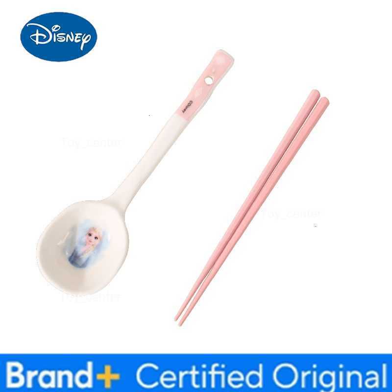 Disney Frozen Childrens Tableware Princess Elsa Tableware Ceramic Girls Cartoon Children Birthday Gift H260302