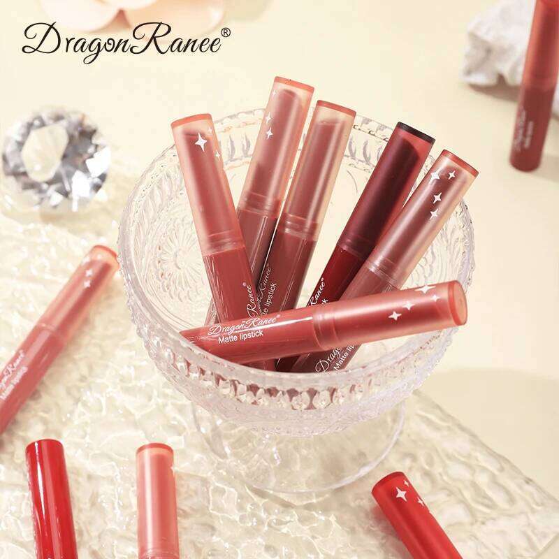 Velvet Matte Silky and Delicate Makeup Effect Long-Lasting Lip Gloss Waterproof Complexion-Enhancing Lipstick H260302