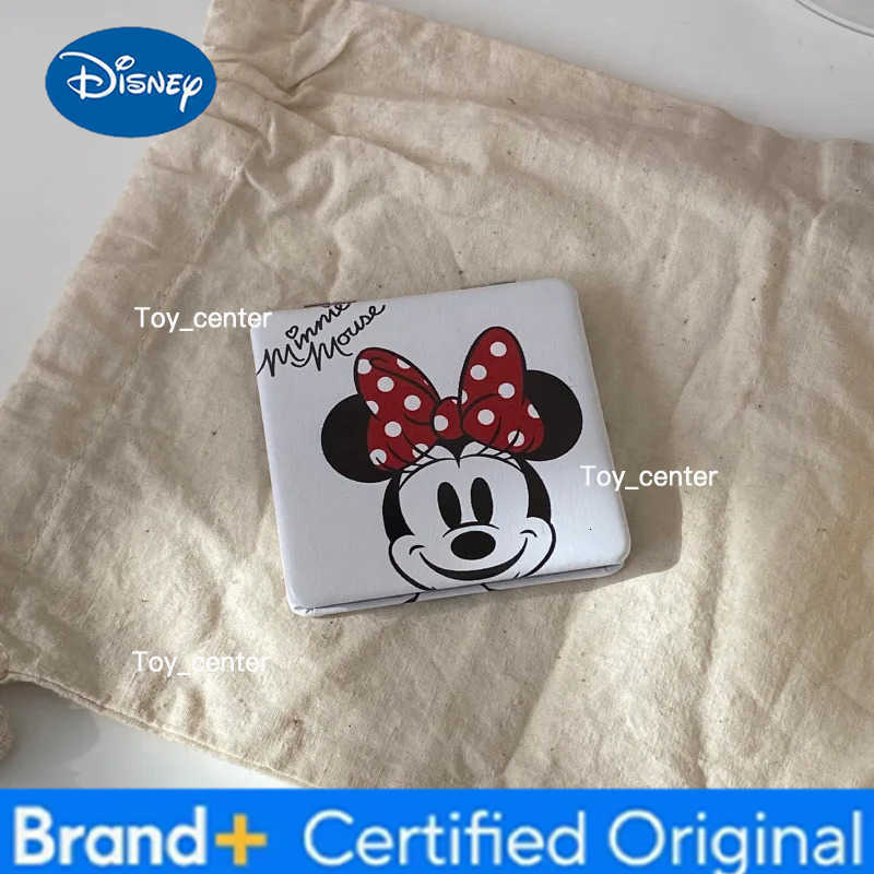 Disney Mickey Minnie Stitch Mini Compact Makeup Mirror Magnifying Pocket Portable Travel Cartoon Foldable Cosmetic Vanity Mirror H260302