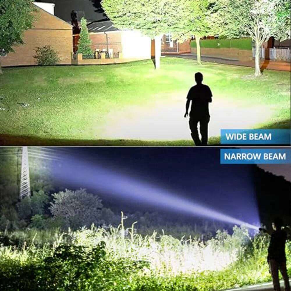Most LED Rechargeable Torch Lighting 1500M Tactical Lantern Ultra Powerful Flashlight With Usb Charging Z260301