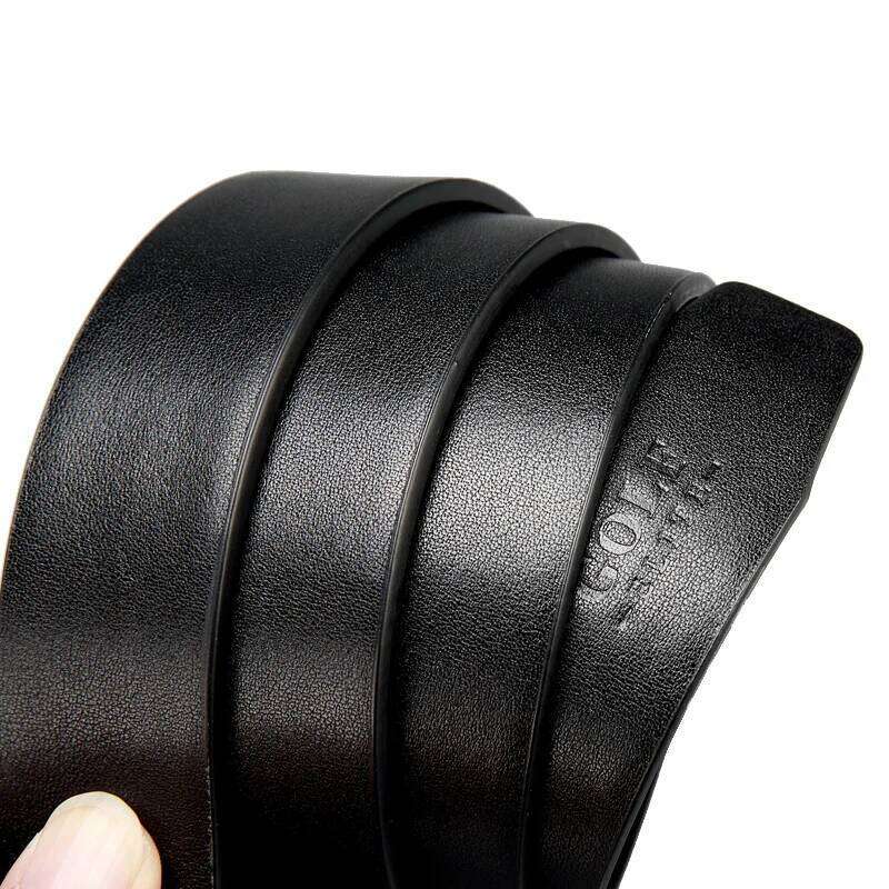 GOLF Genuine Leather Men's Casual Trend Cowhide Youth Plate Buckle Business Pant Belt S260228