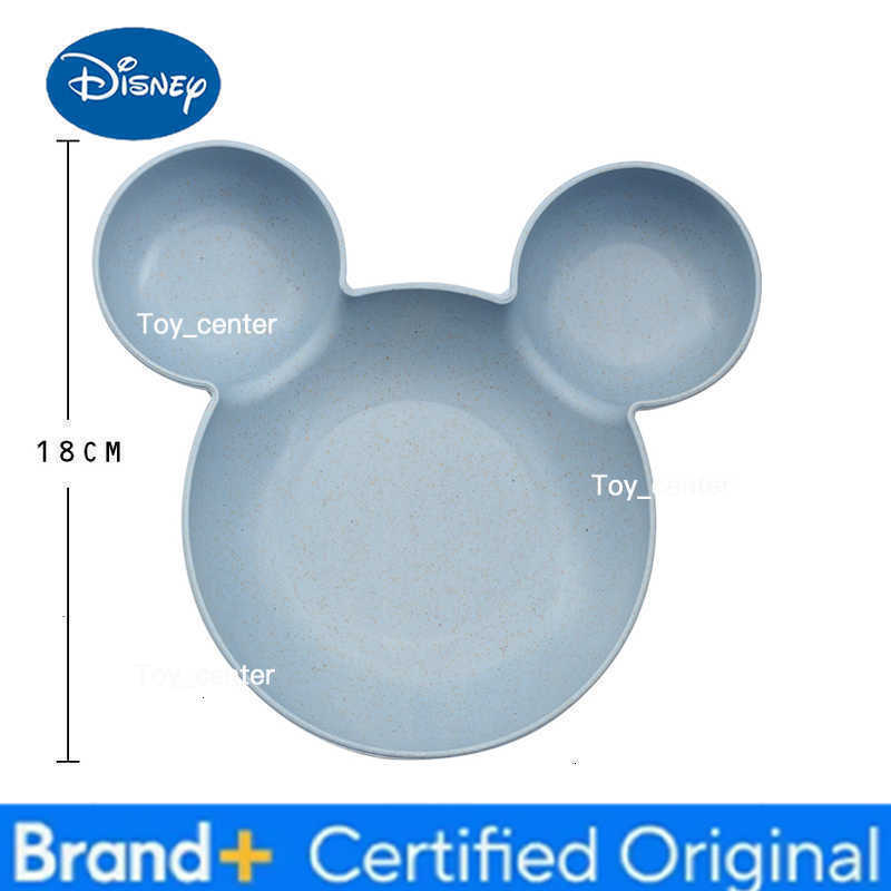 Disney Kid Cartoon Mouse Mickey Bowl Dishes Lunch Box Kid Baby Children Infant Baby Rice Feeding Bowl Plastic Snack Plate Tableware H260302