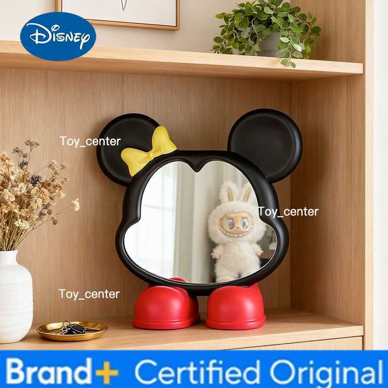 Disney Mickey Creative Cartoon Cute Makeup Mirror Personalized Animation Peripheral Kawaii Desktop Ornaments Desktop Mirror Gift H260302