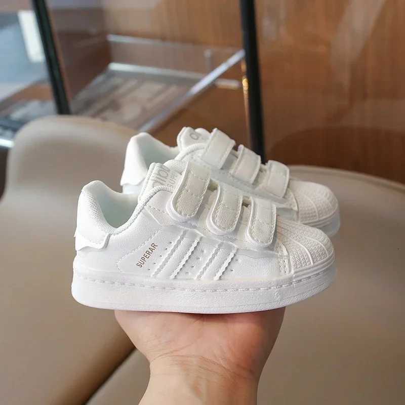 These Kids' Shell-toe Sneakers are stain-resistant, easy to clean, and perfect for active toddlers in spring, making them ideal for both play and