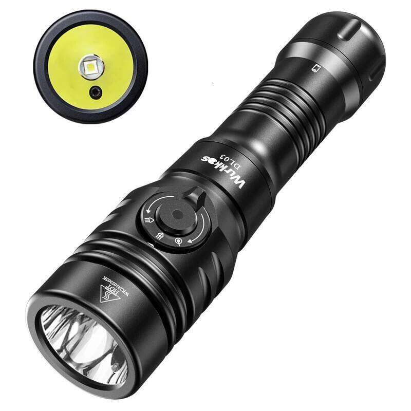 Wurkkos DL03 Professional Diving Flashlight 2800LM Dive Light Rechargeable IP68 Underwater Lantern with Green Beam 21700 Battery Z260301