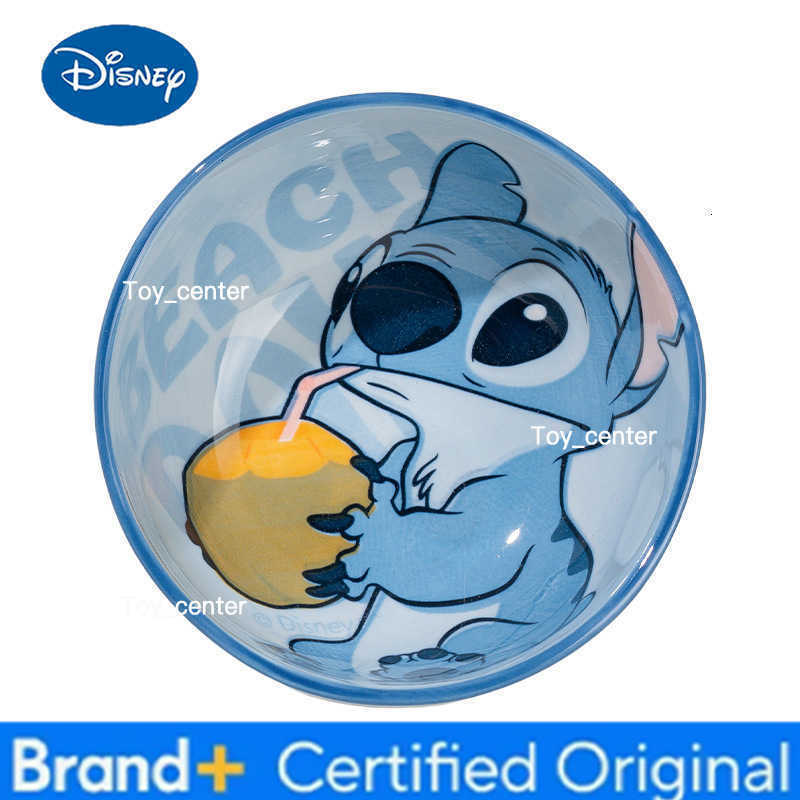 Disney Stitch ceramic bowl fruit bowl household bowls plates tableware childrens cute soup rice high temperature resistant bowl gifts H260302