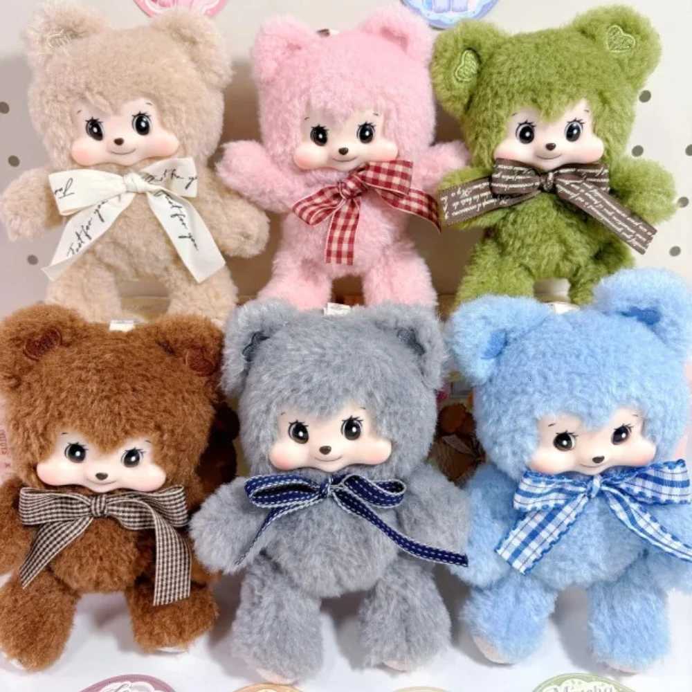 Pezzy Bears Gift Series Plush Blind Box Bear Anime Figure Toys Kawaii Plush Bag Ornament Pendant Vinyl Face Dolls Keychain GiftT260302