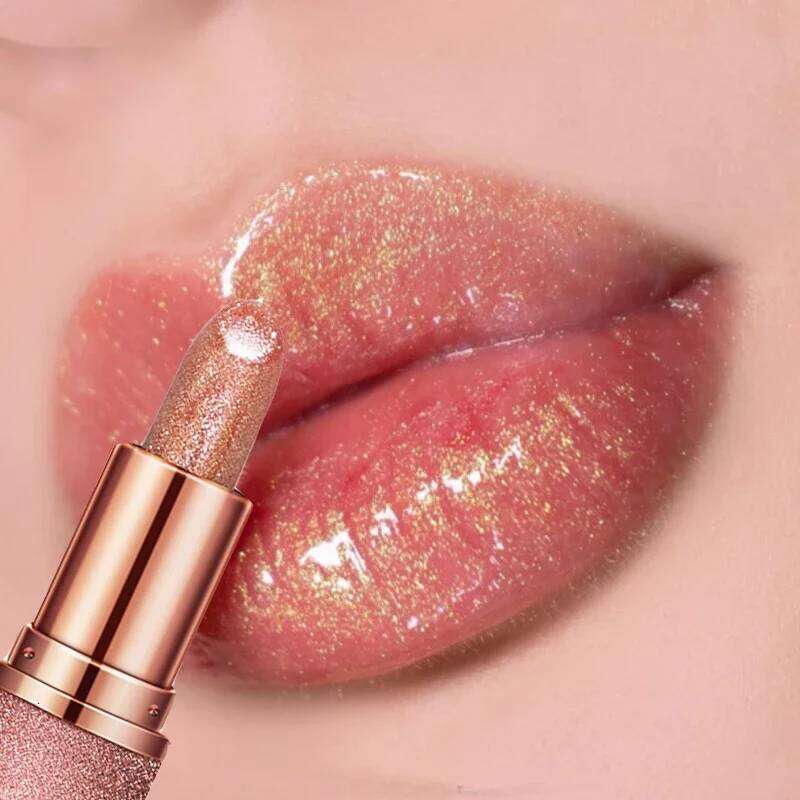 3Colors Glitter Temperature Change Lipstick Waterproof Longlasting Nude Matte Velve Gloss Smooth Texture Lip Makeup Cosmetic H260302