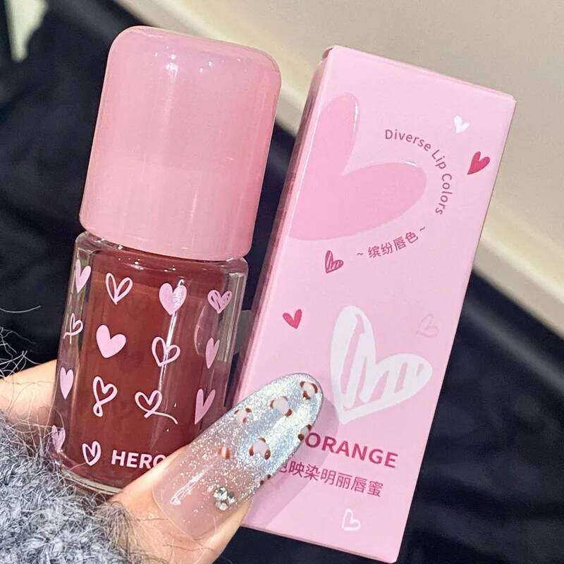 Herorange~ Moisturizing Glossy Gloss, Hydrating Mirror-Like Moisturizing, Plumping Lips, Summer Color-Enhancing and Brightening Cross-Border Lip Gloss