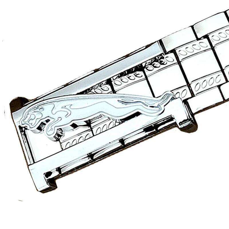 Panther Men's Stainless steel Punk style self-defense metal waistband Z G Cheetah Buckle Special Personalized Belt S260228