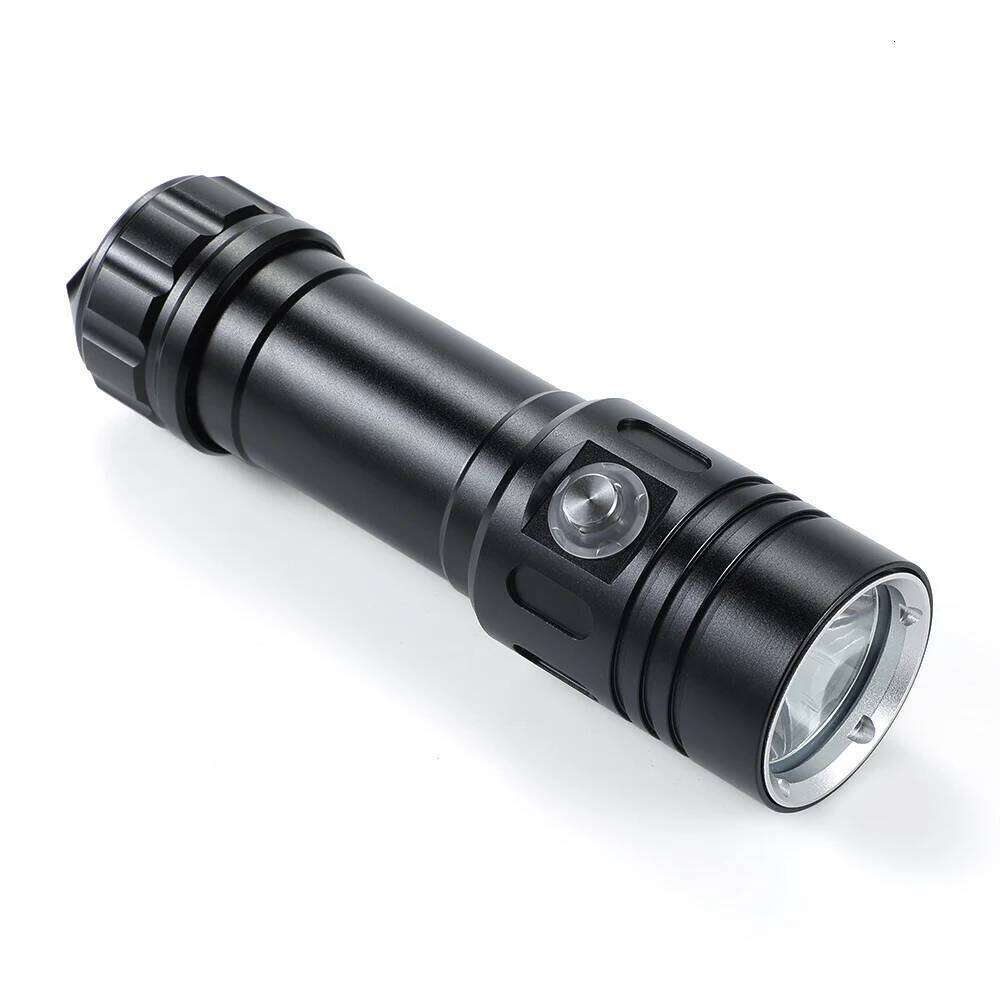 Ekaiou Light 2000 Lumens Super Bright Scuba Dive Flashlight IP68 Waterproof For 100m Underwater Diving Catching Fish Lamp Z260301