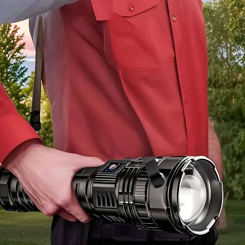 2025 Most Powerful LED Super Bright Rechargeable Flashlight Long Range 6000M Outdoor Torch Light Camping Fishing Lamp Z260301