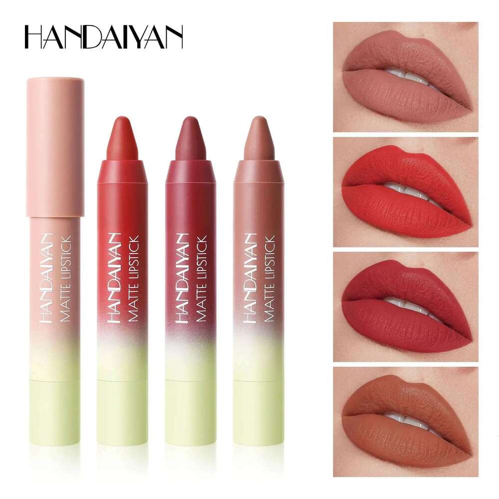Matte Waterproof Lipstick 8 Colors Velvet Liner Long Lasting Non Stick Cup Lip Crayon Silky Sexy Makeup Pen H260302