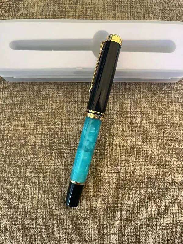New Admok M800 Acrylic Fountain Schmidt Soft No.6/35# F/M/B 0.5/0.7MM Bock Bent Nib Inking Students Writing Gift Pen 26Y0302