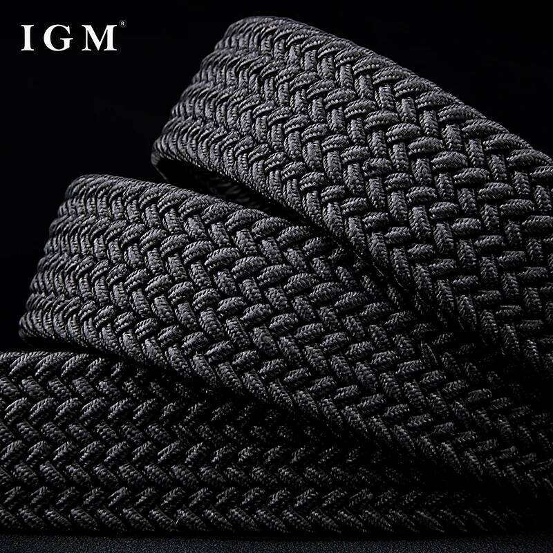 Braided Stretchy Breathable and Comfortable Men Woven Canvas for Versatile Jeans Belt S260228