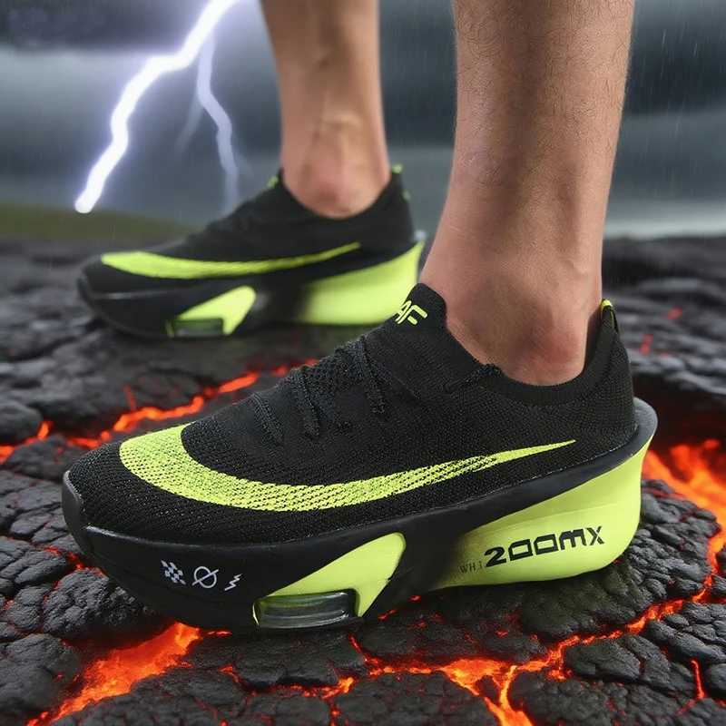 Casual Sneakers Air Cushion Running Shoes Jogging Marathon Men Sports Breathable Lightweight Comfortable Leisure Sneaker K260302