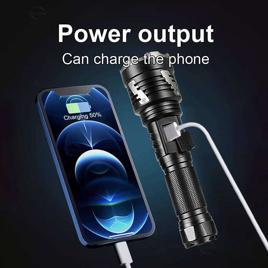 2025 Super XHP360 Flashlights Rechargeable Ultra-Bright Tactical Flashlight Aluminum Alloy Most Powerful Camping Torch Z260301