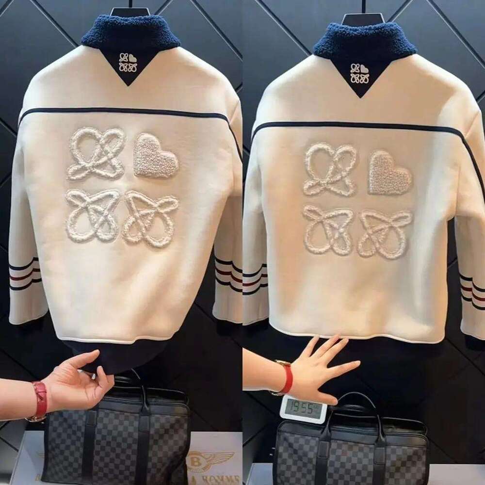 25 Fall/Winter New Trendy Fashion Casual Versatile Comfortable Simple Stylish High-End Men's Light Luxury Jacket