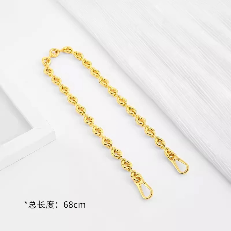 Lucky bag shoulder strap bag strap replacement for master womens bag donut shaped alloy metal chain accessory 260228