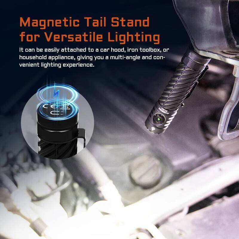 ACEBEAM EC20 EDC Flashlight 18650 USB C Rechargeable Torch 519A High CRI LED 2800 Lumens 340 Meters Multi-color Auxiliary Light Z260301