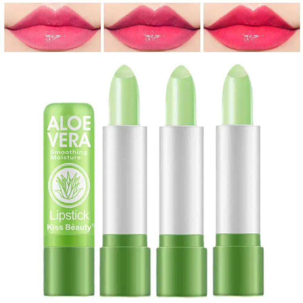 Moisturizing Aloe Vera Balm,1/3PCS Colors Changing Lipsticks, Lasting Nutritious Balm Natural Gentle Colorless Lip Gloss H260302