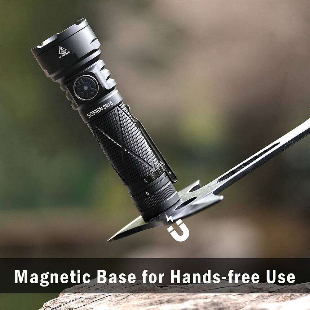 Sofirn SR15 Flashlight 4500LM SFT25R Powerful LED Light 21700 USB C Rechargeable 5V/3A Charge and Discharge Torch Z260301