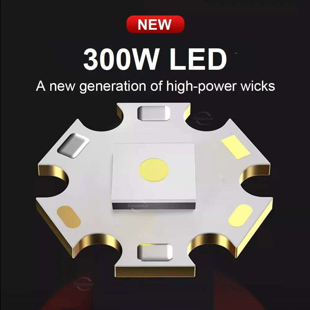 5000000LM Super Bright LED Flashlight High Powerful Lighting 2km Torch Outdoor Waterproof Light USB Rechargeable Camping Lantern Z260301